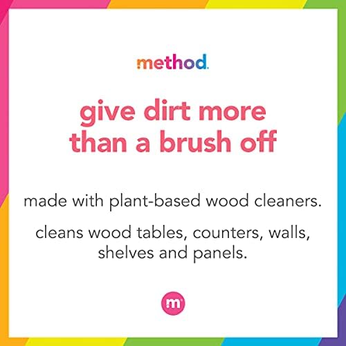 Metoda Dnevni čistač drveta, badem, biljna formula koja čisti police, stolove i druge drvene površine