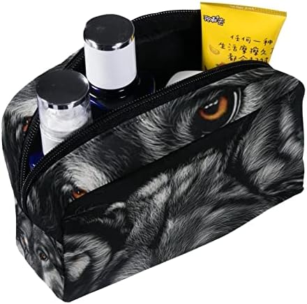 Tbouobt kozmetičke vrećice za žene, torba za šminku Travel Toaletska torba Organizator, vuk umjetnosti životinja