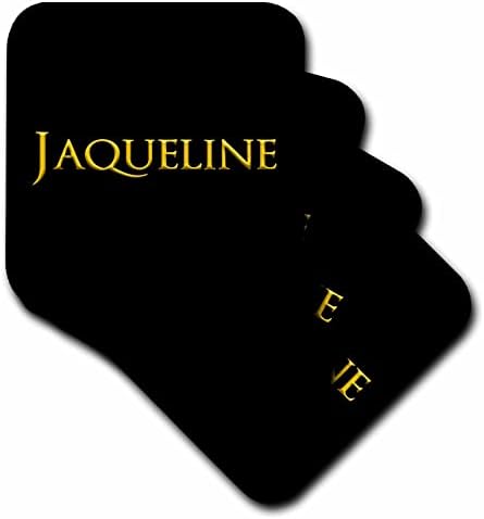 3Droza Jaqueline atraktivna djevojka za bebe u SAD-u. Žuta na crno ... - Podmetači