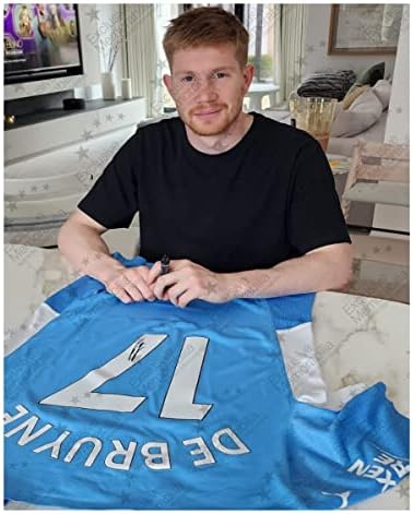 Ekskluzivna memorabilija Kevin de Bruyne potpisao je Manchester City 2021-22 igrač izdao nogometni