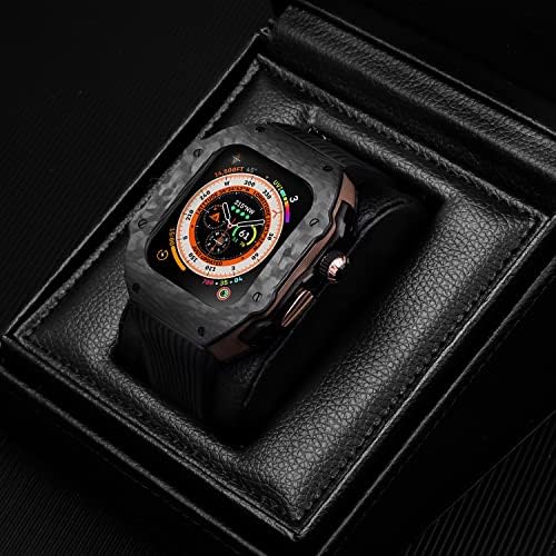 DGYSG LUXURY lagana futrola od karbonskih vlakana sa bendom kompatibilna za Apple Watch Ultra 49mm