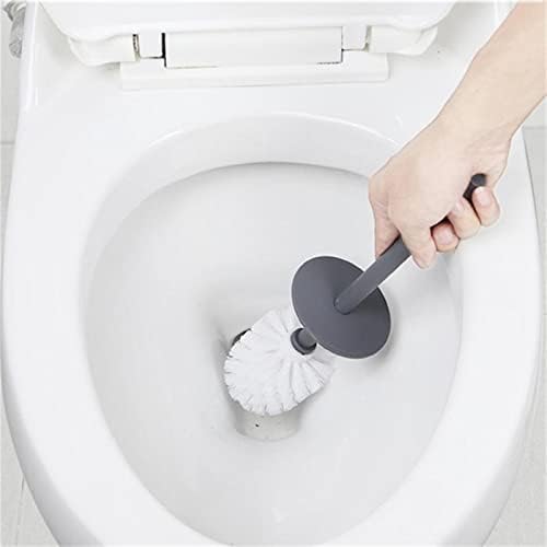 KNFUT toaletne četkice i držači, toaletna četka sa bazom Modern Design Crna toaletna četkica sa poklopcem čišćenja četkica za čišćenje pribor za čišćenje kupaonice