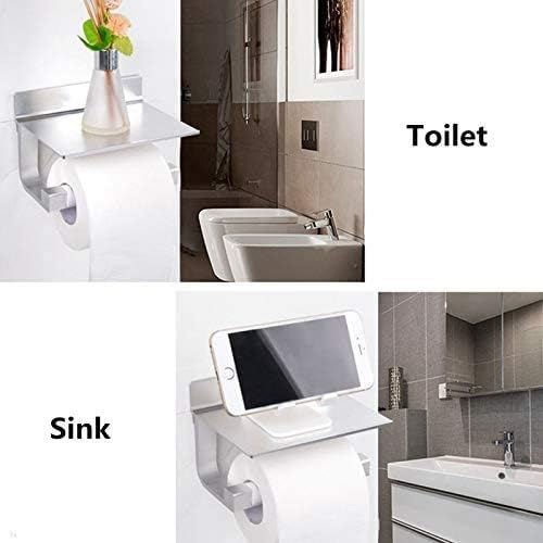 CDYD Space aluminijumski toaletni držač papira, europski nosač za ručnike za papir, toaletna koluta, kupaonica