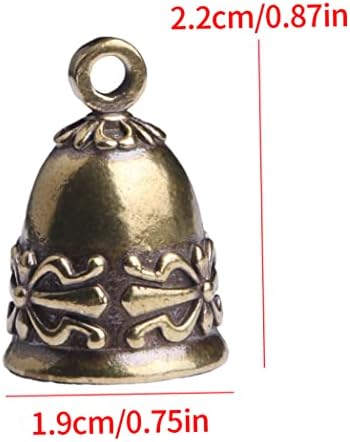 Mesing zvona, mali viseći zvoni za zanat Ornament Privjesci za privjeske za privjesak za ključeve Božić 4pcs