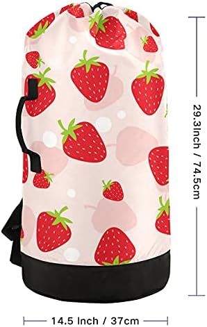 Voće Strawberry torba za pranje veša sa naramenicama torba za ruksak za pranje veša sa vezicama za zatvaranje vješalica za stan Home spavaonica Essentials Camp