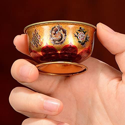 Ipetboom Tibetan budističke vodene posude 7pcs mini nude zdjelice za zdjelu Svete vode Tibetan budistički pribor