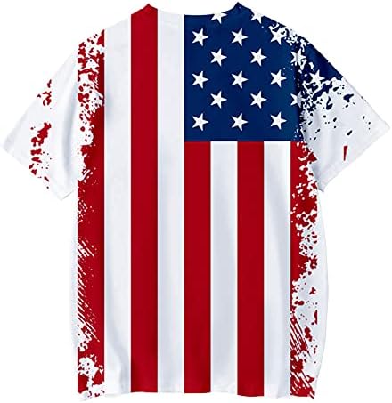 Dan nezavisnosti DEDDLER Boys Tees Happy Festival USA Patchwork Tunic Tops Majice za bluze s kratkim