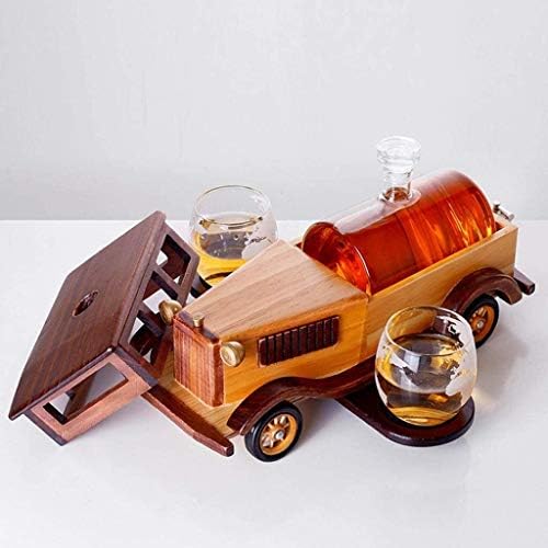 Whisky decanter Car Whisky Decanter Set, sa naočarima, modernim i jednostavnim ukrasnim ukrasima,