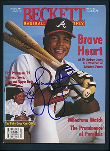 Andruw Jones potpisao autogram časopisa PSA / DNK AM13078-MLB Časopisi sa autogramom