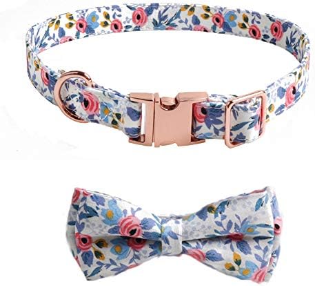 FEIMAX ovratnik za pse, podesivi cvjetni ogrlice za mačke sa kravate za luk, naklonjivi festivalski poklon -