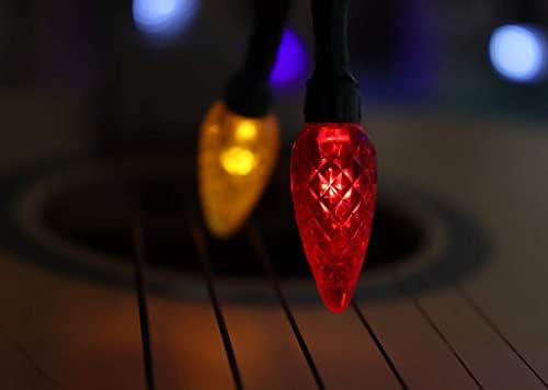 PENMERR BOŽIĆNI PUĆNI PUČNI PRIKLJUČAK USB i žarulja za punjenje kabela za punjenje 50 inča 10-naloge Multicolor