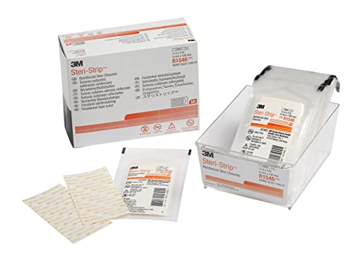 3m™ Steri-Strip™ ojačani ljepljivi zatvarači za kožu, R1546, 1/4 in x 4 in , 10 Traka/koverta