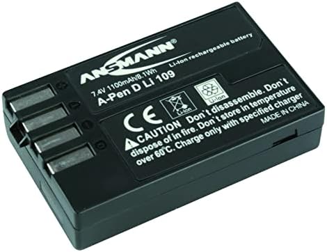 Ansmann 1400-0020 7,4 volta A-olovka DLI109 1100mAh litijumska zamjenska baterija za Pentax D-Li 109
