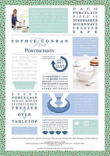 Portmeirion Sophie Conran Bijele rimske posude za supu | Set od 4 | Velike posude za supu, salatu