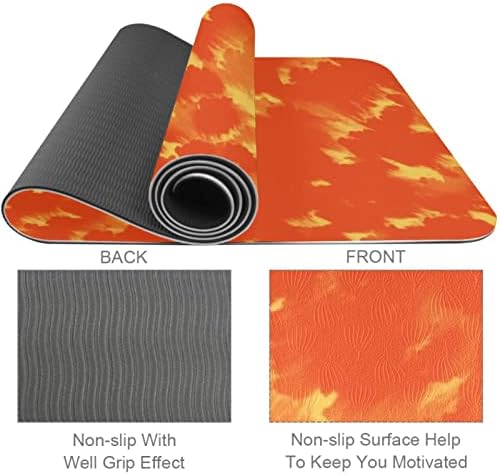 Dragon Sword Colorful Tie Dye Premium Thick Yoga Mat Eco Friendly gumeni Health&fitnes neklizajuća