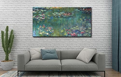 Veliki vodeni ljiljani Claude Monet canvas Wall Art poznata slika-klasični Canvas Art zidni dekor slika