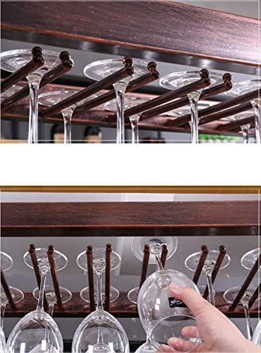 Fizdi europski stil bar željezni viseći stakleni vinski nosač viseći viseći držač stakla visokih držača čaše jednostavan za instaliranje pohrane