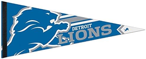 WinCraft NFL 14506115 Detroit Lions Premium Pennant, 12 x 30