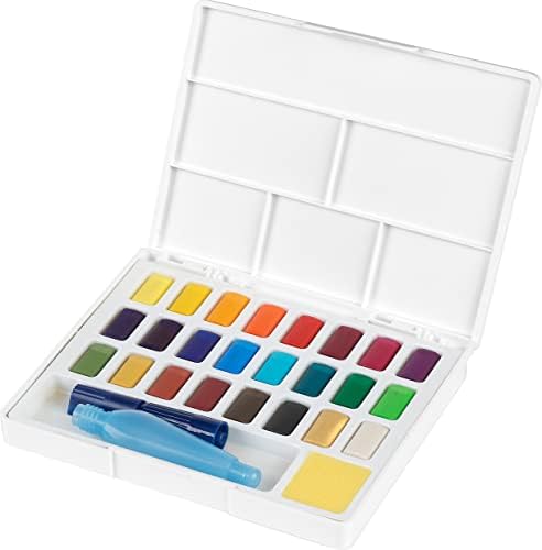 Faber-Castell prijenosni Akvarelni Set posuda za vodu sa paletom za miješanje i Aksesoarima za farbanje,