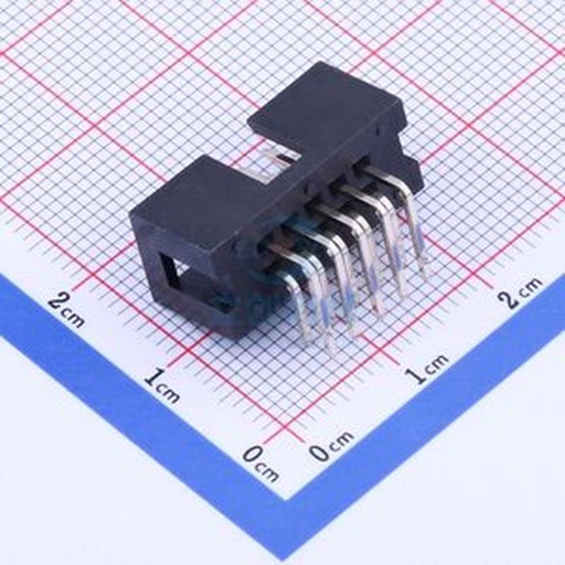 5 kom 2,54 mm zaglavlje konektora od žice do Ploče, dvostruki red, 90 stepeni, 6t materijal,