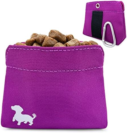 Razmetljiva džepna torbica za poslastice za pse - vrećice za poslastice za kućne ljubimce-vrećice za poslastice za male pse magnetno zatvaranje-Dodaci za hodanje pasa - razne boje