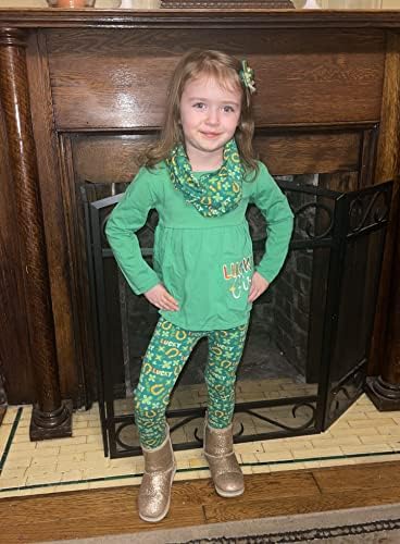 Jedinstvena djevojaka za bebe 3 komada St Patricks Dan Lucky Girl Outfit