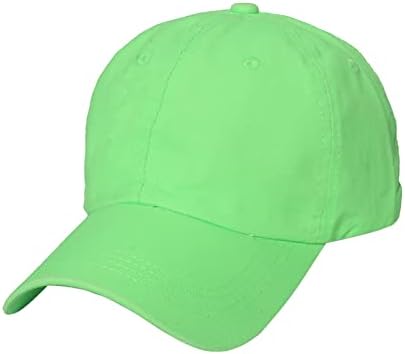 Dplilxmn žensko Ljeto casual čvrsta fluorescencija Boja bejzbol kapu šešir vizira kape za bejzbol kape