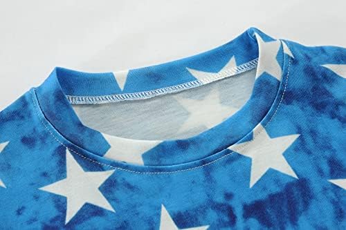 Dječaci Djevojčice 4. jula američka zastava Patriotska pamučna majica odjeća za Dan nezavisnosti djece