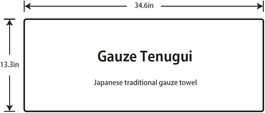 Mikura dvostruka gaza tenugui, japanski ručnik, ajisai, hord