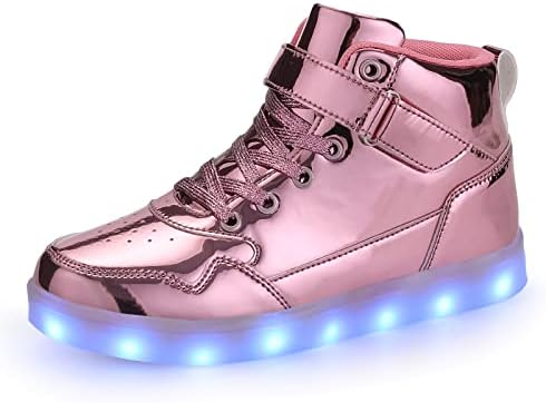 AoSiFu deca osvetljavaju cipele male devojčice dečaci prozračne LED trepćuće patike USB Charge