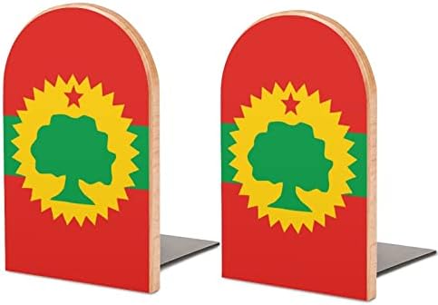 Zastava fronta oslobođenja Oromo završava se za police drveni stalak za knjige držač za knjige