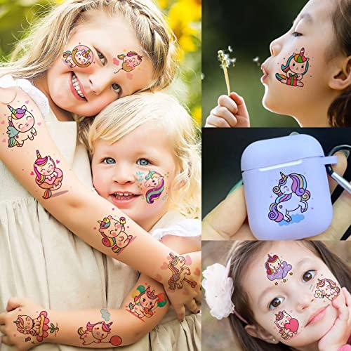 Tasroi 50 kom. Privremene tetovaže za djecu za dječje djevojke, vodootporne lažne hands licem za lice