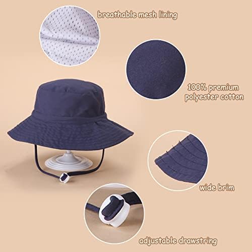 Dječji šešir za sunčanje široko podlozi za beskuću ljetna plaža kašika šešir dojenčad sklopivi ribolov koji se može prilagoditi šešir za mali
