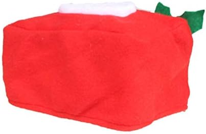 AMOSFUN 2PCS božićni tkivni tkiva Poklopac držač pokrivača papira Santa Claus za kupaonice Xmas Party