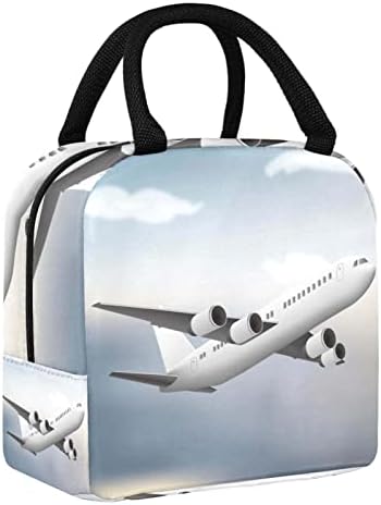 Avionska torba za ručak Tote Bag za žene, širom otvorena izolovana hladnjača vodootporna nepropusna torba
