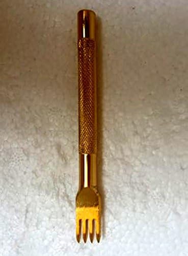 WellieSTR zlatna boja od nehrđajućeg čelika 1 2 4 6 krak dijamantsko dlijeto kožni ručni alati Set alata