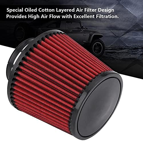 AqxReed - Car Air filter, univerzalna izmjena automobila ulaznog zraka za usisavanje zraka za usisavanje