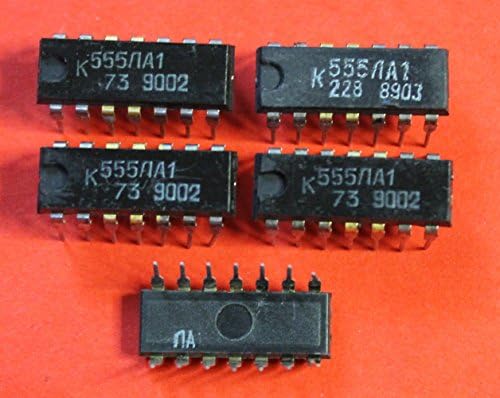 S. U. R. & R Alati IC / mikročip K555LA1 analog SN74LS20, SN74LS20N SSSR 10 kom