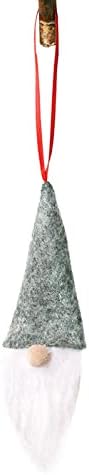 Baterija Garland 6ft Dekor set ukrasi plišani 6 božićni šešir za božićno pakiranje gnome stablo plišane santa xmas ukrasi kamin kuća viseći ukrasi beard gnome božićni mali kristali