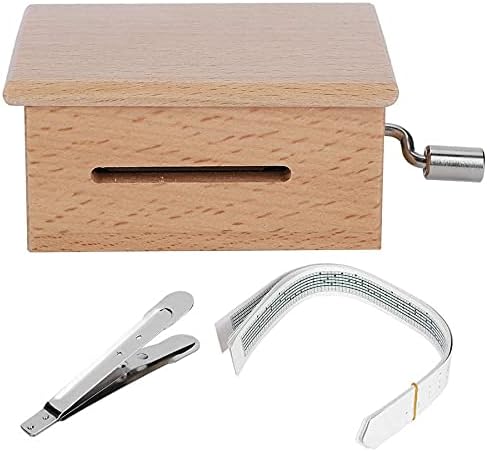 Lhllhl ručno kronasta drvena muzička kutija Diy muzička kutija dijelovi poklon kutija sa praznim 7kom