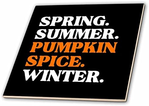 3drose Spring Summer Pumpkin Spice and Winter-Tiles