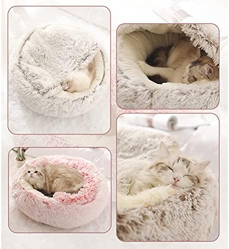 Wxbdd prijenosne mačke Mačić sleep Bed Nest sklopivi okrugli pliš zimski topli meki Mat putni
