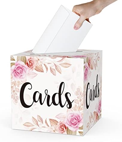 Tfciate Pink cvjetna kutija, 8 x8 x8 kartice za prijemne kutije za mladenke vjenčanja za bebe tuširanje rođendana