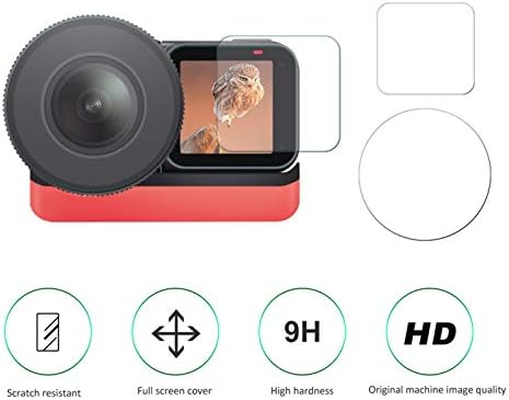 Vifemify zaštitni poklopac objektiva fotoaparata, 9h visoko tvrdoća lagano zaslon za prenosnog zatvarača Širok ugaoni zaštitnik za zaštitu od stakla za motion kameru