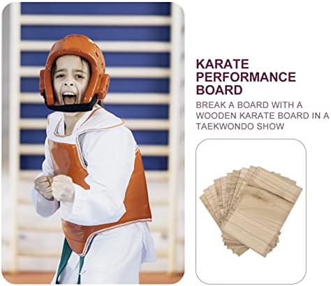 Inoomp Dječji listovi 20pcs taekwondo za lomljenje ploče Drvene ploče Performanse puštaju taekwondo daske