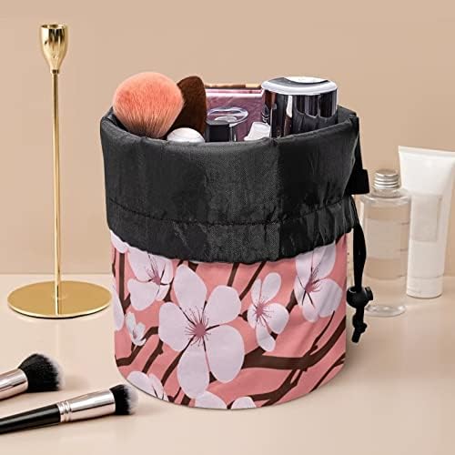 Za u dizajniranje trešnjem kozmetičkim vrećicom za šminku Travel Kozmetička torba za žene ružičasto crtežnica šminke za šminku toaletne vrećice za putovanja prenosive organizacije šminke