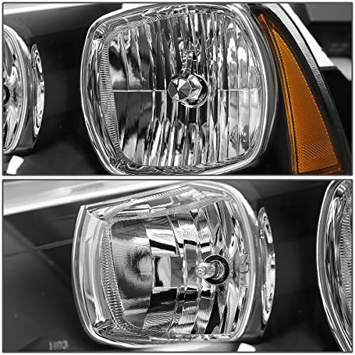 Kompatibilno sa Dodge Charger LX parom zamjenskih crnih Ćilibarskih ugaonih farova u stilu OE + H8 LED komplet