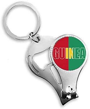 Gvineja Država Zastava Naziv Nail Nipper prsten za ključeve lančane boje