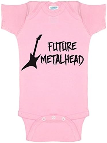 Buduća metalhead smiješna beba bodi dječja djeca