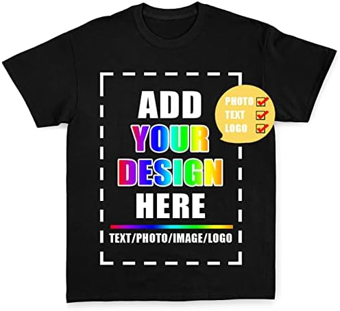 Prilagođene majice za muškarce Prilagođavanje vlastite majice Personalizirani dizajn majice Vaš vlastiti
